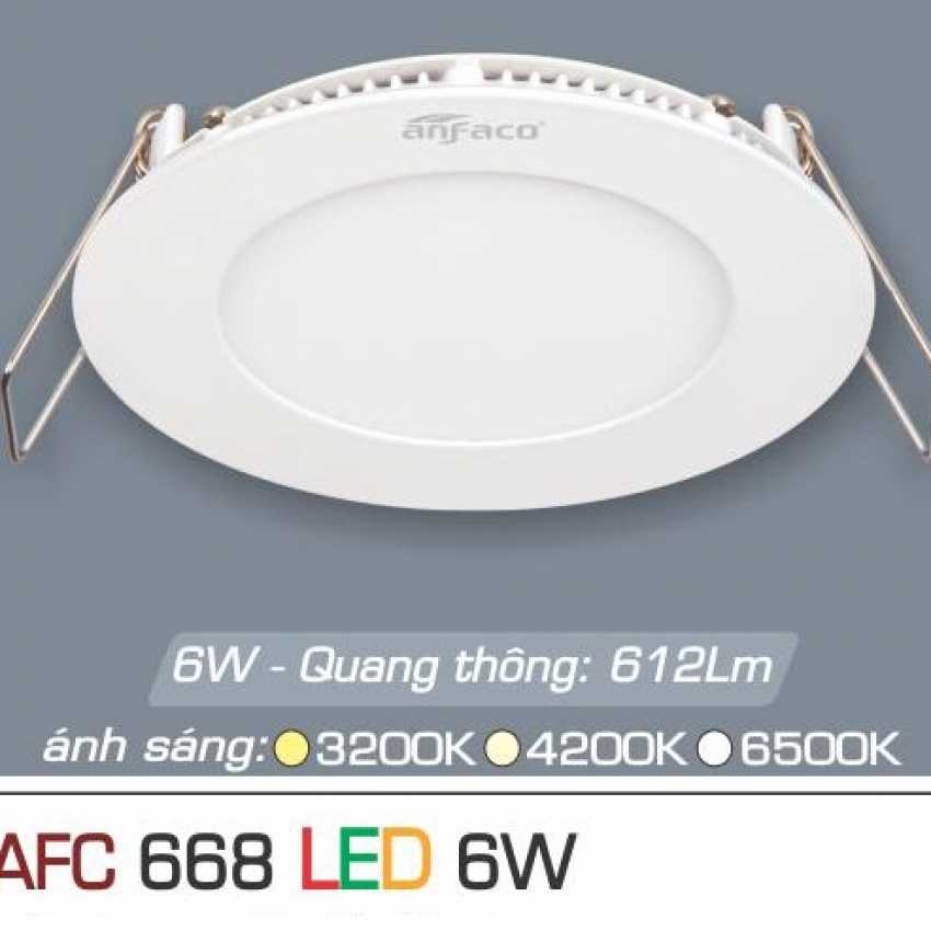 Đèn led panel AFC 668 Led 6W