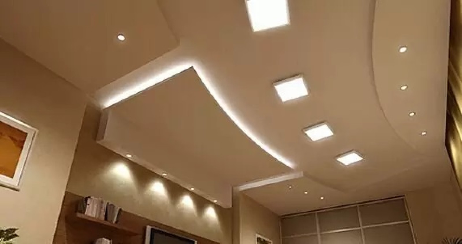 Đèn led panel ốp trần nổi-4