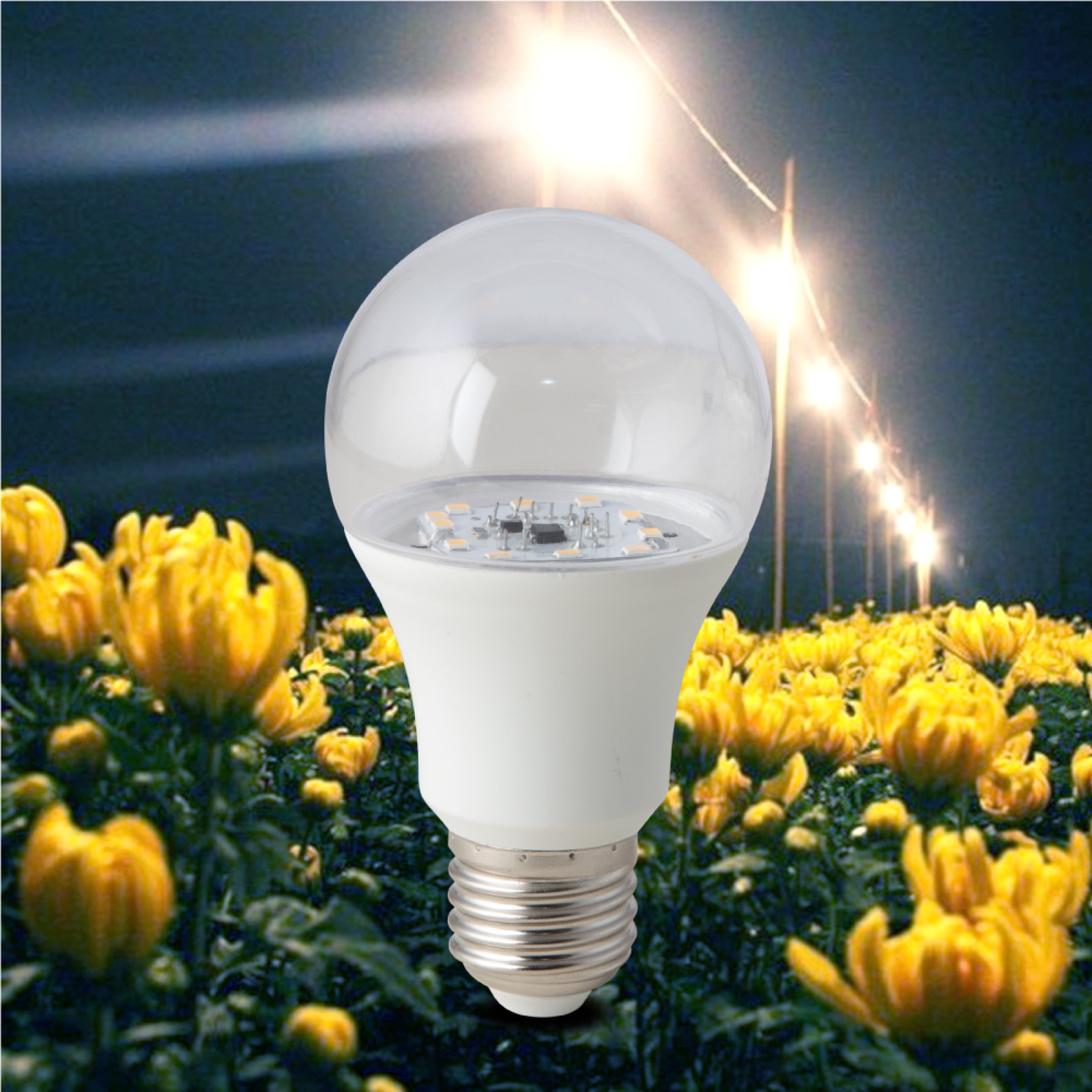 Bóng đèn Led Bulb nông nghiệp hoa cúc