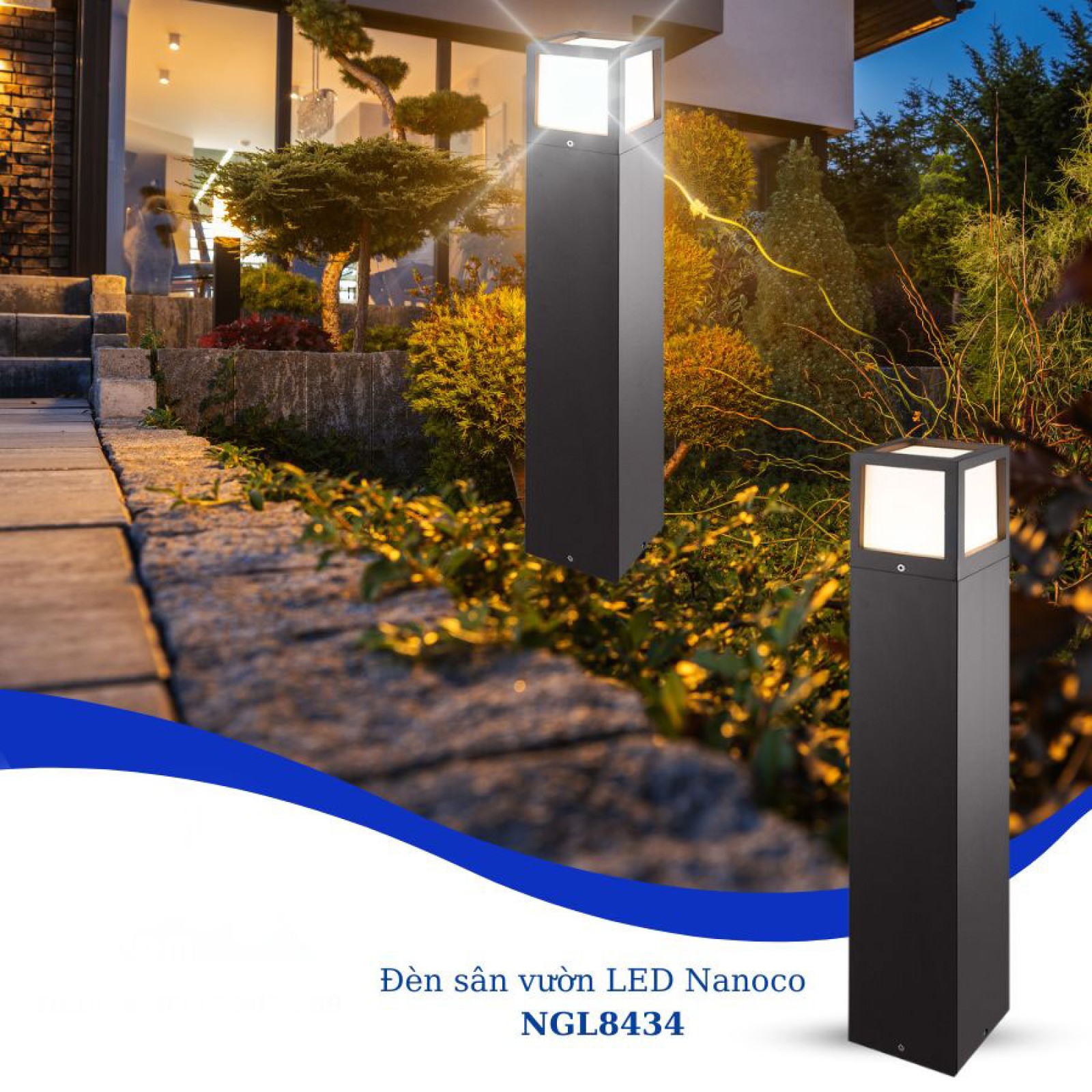 Đèn sân vườn Led NGL8434A-1