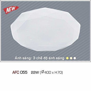 Đèn led Ốp Trần Nhựa Cao Cấp AFC 055 Led 22W