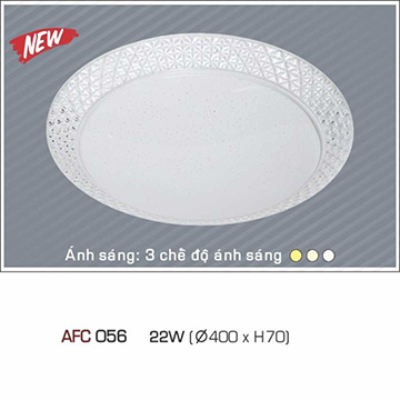 Đèn led Ốp Trần Nhựa Cao Cấp AFC 056 Led 22W