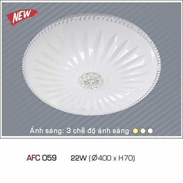 Đèn led Ốp Trần Nhựa Cao Cấp AFC 059 Led 22W
