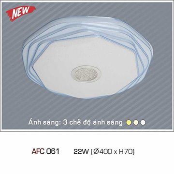 Đèn led Ốp Trần Nhựa Cao Cấp AFC 061 Led 22W