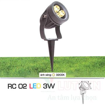Đèn Ngồi Cỏ 02 Led 3W