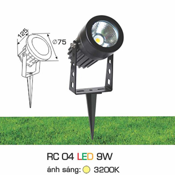 Đèn Ngồi Cỏ 04 Led 9W