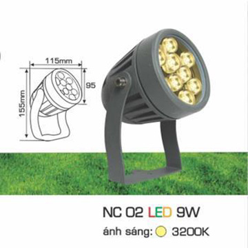 Đèn Pha Led Rọi NC 02 Led 9W