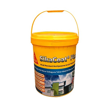 SikaCoat Plus - Màn chống thấm đàn hồi đa năng thi công lỏng kháng kiềm gốc Acrylic