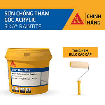 Sika - Sơn chống thấm tường ngoài Sika ® RainTite thùng 4 kg