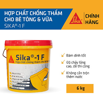 Sika - Hợp chất chống thấm cho bê tông & vữa Sika ® -1 F