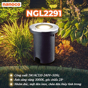 Đèn sân vườn Led âm đất tròn NGL2291