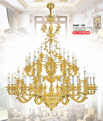 Đèn chùm quý tộc CNQT-195