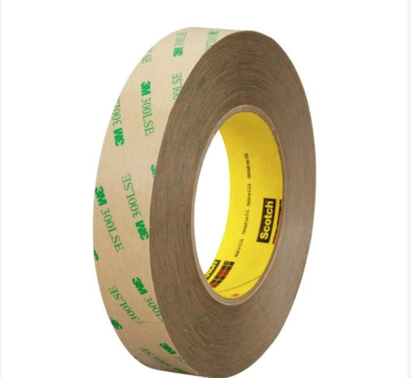Băng Keo Hai Mặt 3M™ 93020LE, Màu Trong, 54 in x 60 yd (1,37 m x 54,86 m), 1 Cuộn/Thùng