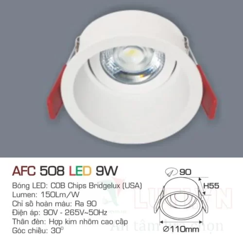 Đèn led Downlight Anfaco AFC-508-9W