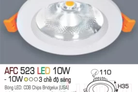 Đèn led downlight Anfaco AFC-523-10W-3CĐ