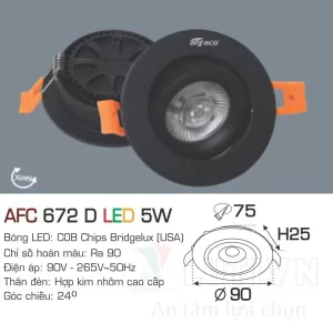 Đèn led downlight Anfaco AFC-747D-12W