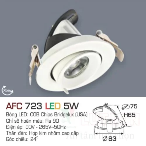 Đèn led downlight Anfaco AFC-723-5W
