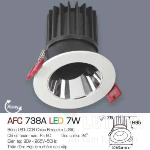 Đèn led downlight Anfaco AFC-738A-7W