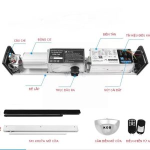 Bộ truyền động cửa mở tay thang máy 6120