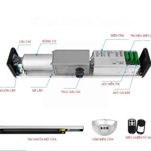 Bộ truyền động cửa mở tay thang máy 6170