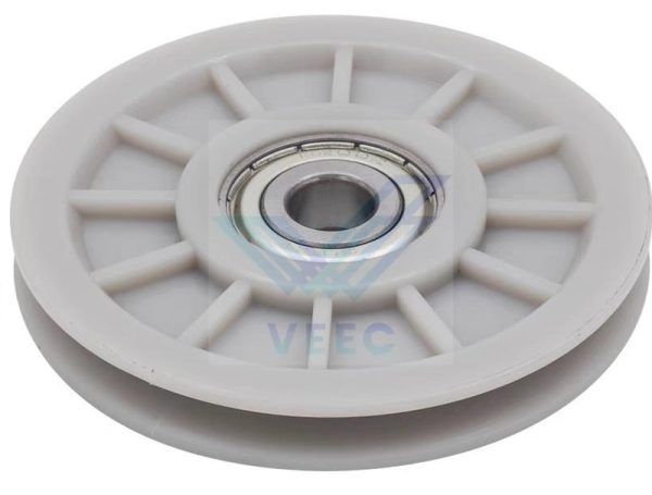 Bánh xe truyền cáp cửa thang máy Ø77*10*6200z - Ảnh 2