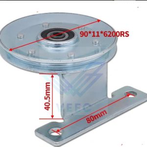 Bánh xe truyền cáp cửa thang máy Ø90*11*6200 2RS