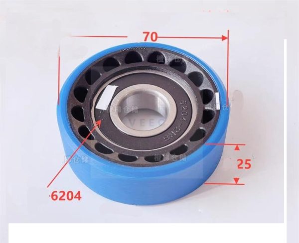Bánh xe Ø70*25*6204 dùng cho shoe bánh xe - Ảnh 4