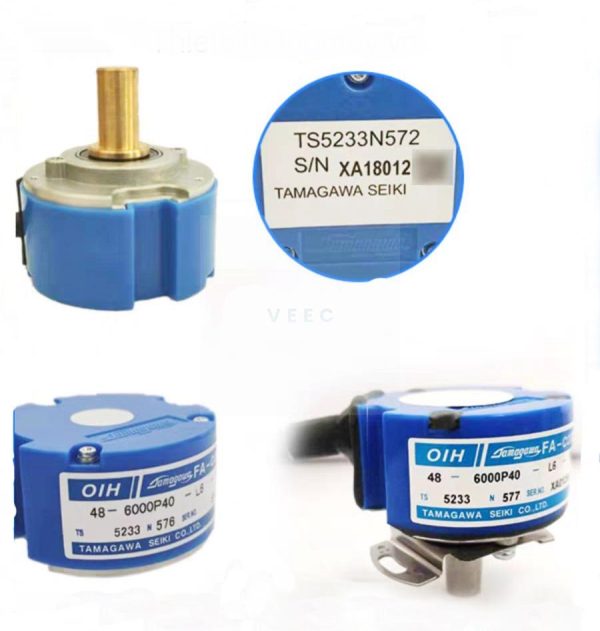 Encoder Tamagawa TS5233N576 - Ảnh 4