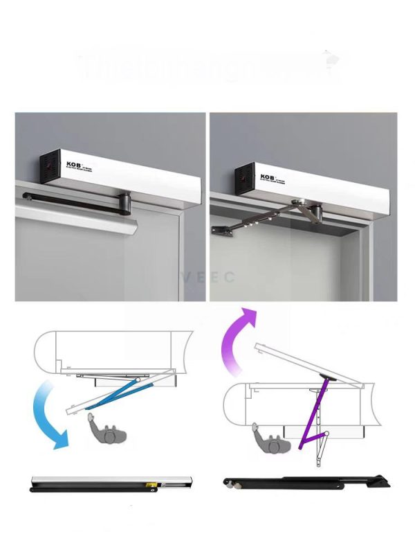 Bộ truyền động cửa mở tay thang máy 6100 - Ảnh 4