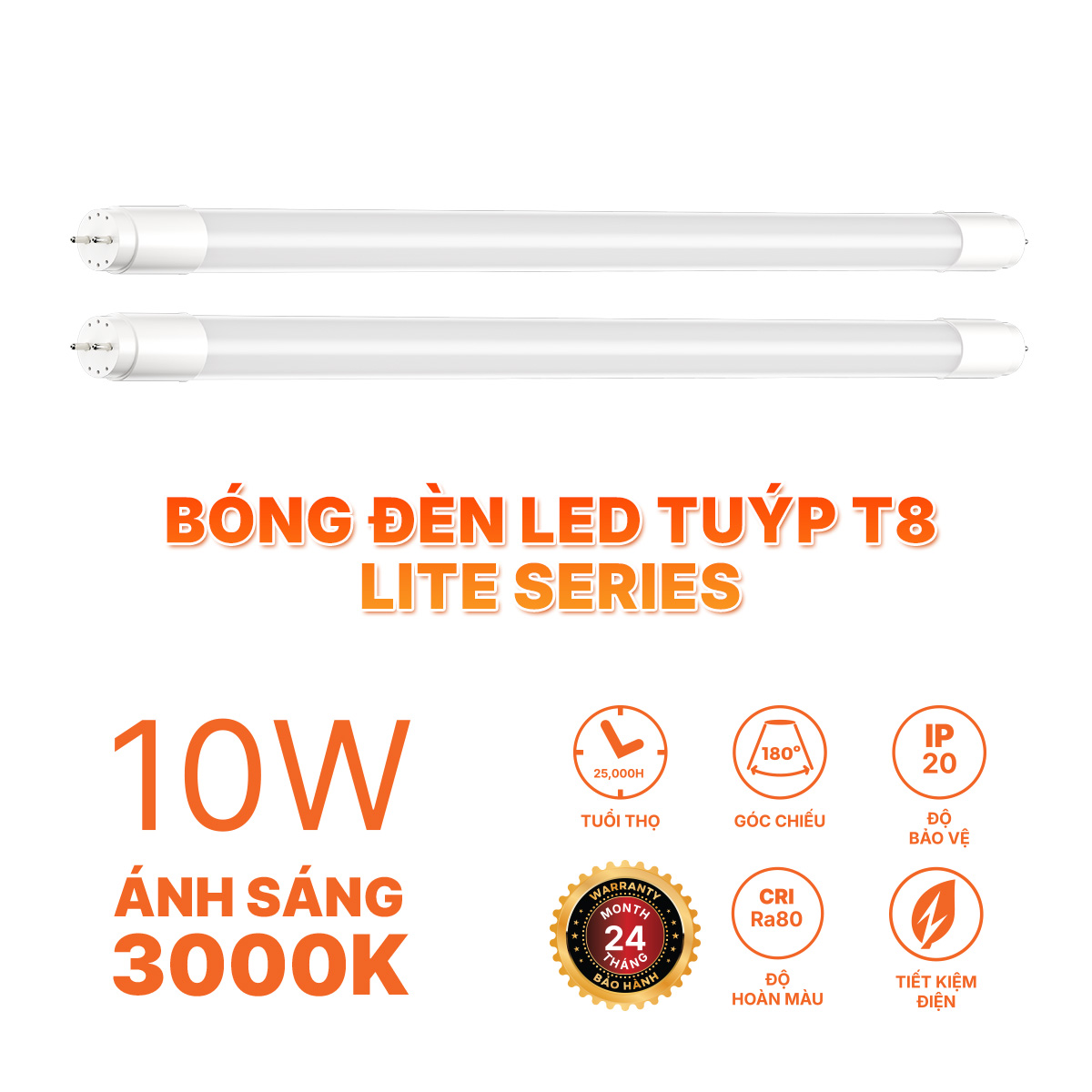 Bóng đèn LED Tuýp T8 thủy tinh bọc nhựa Nanoco - Lite Series - Ảnh 5