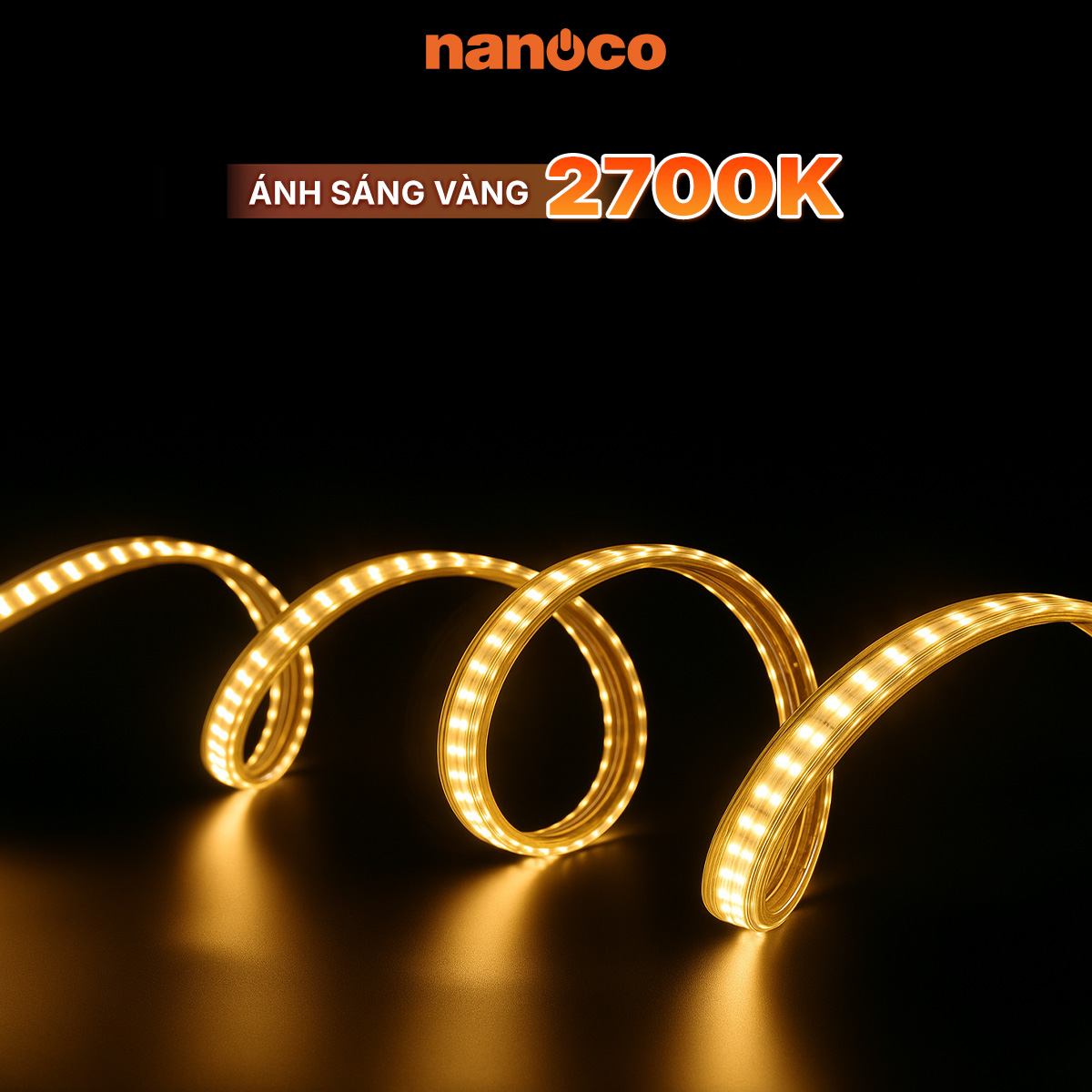 Đèn LED dây ngoài trời IP65 Nanoco 72P - Ảnh 3