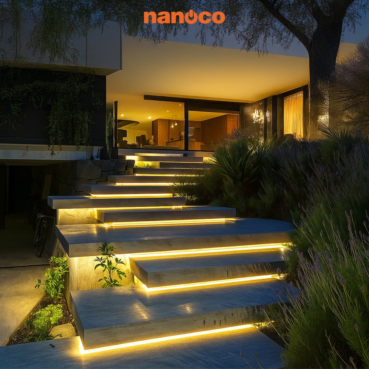 Đèn LED dây ngoài trời IP65 Nanoco 72P - Ảnh 5