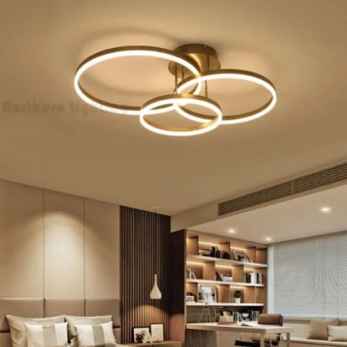 Mâm ốp trần 3 vòng nhẫn xi đồng MO – 995